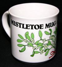 MISTLETOE MUG Chrismtas Holiday Coffee Mug